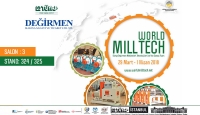 World Mill Tech 2018 Dünya Değirmen Makineleri Teknolojileri ve Yan Sanayi Fuarındayız